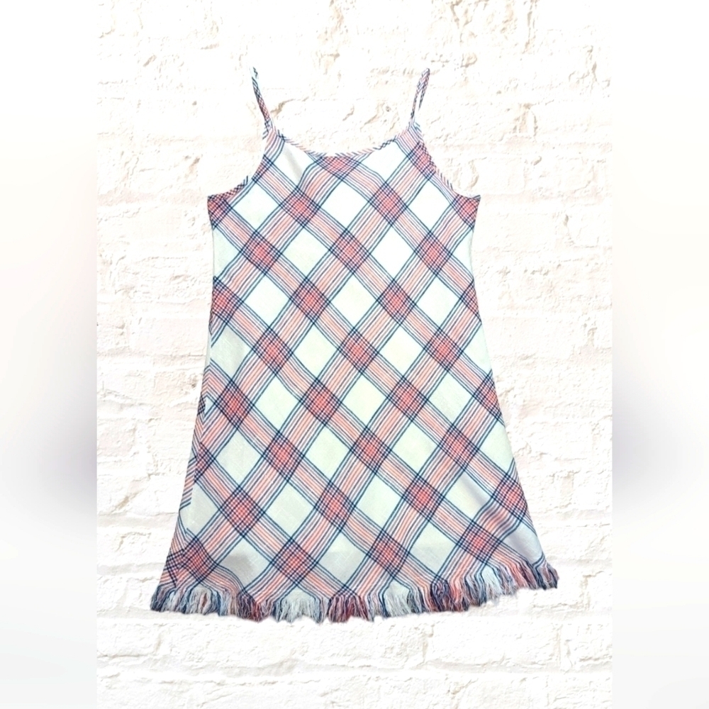 NATURAL REFLECTIONS TWILL ADJUSTABLE SPAGHETTI STRAP RED WHITE AND BLUE